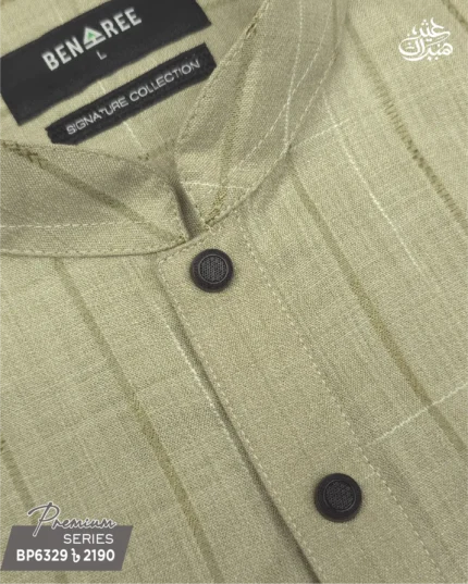 Light Pale Olive Panjabi - P 6329